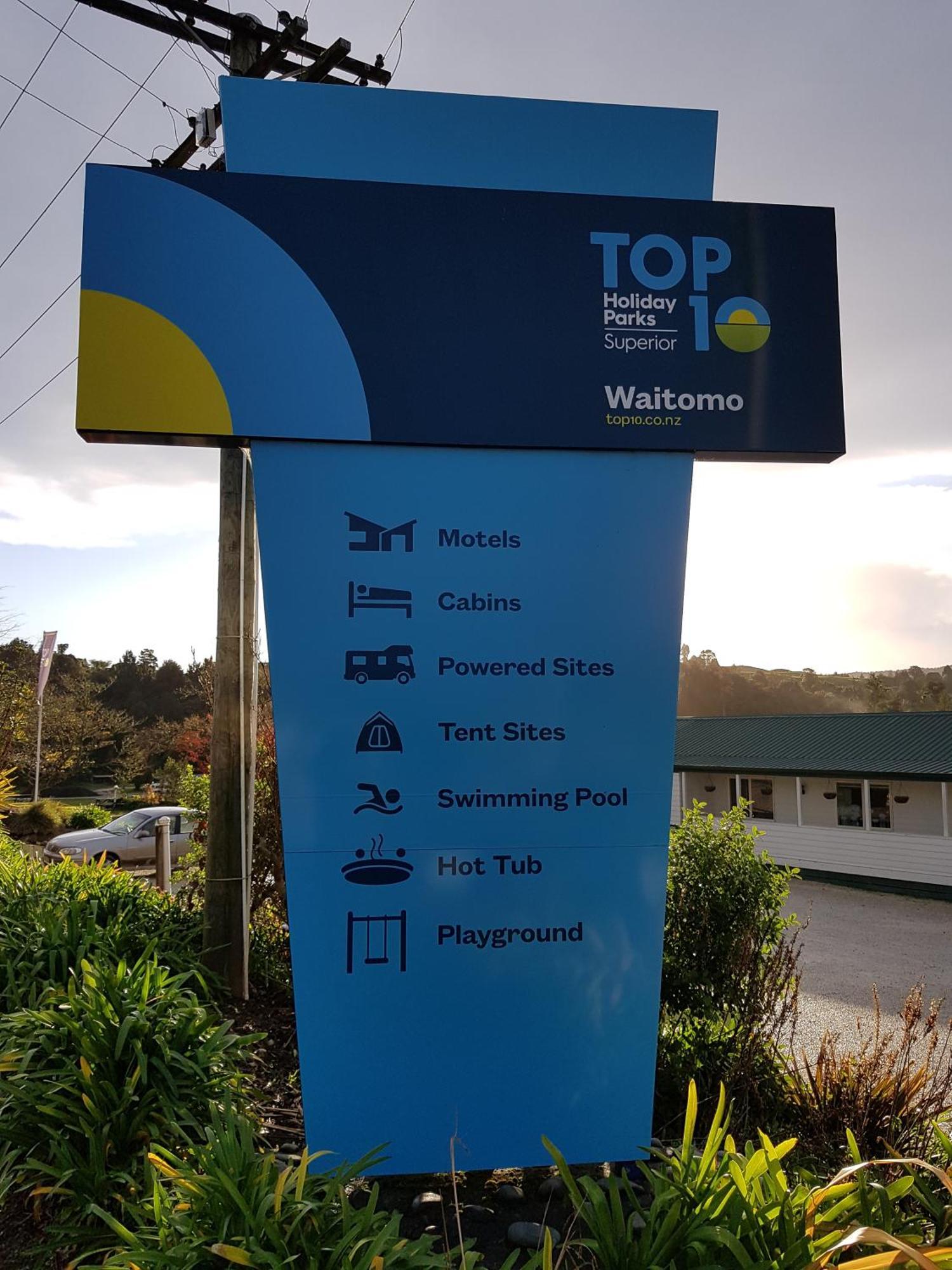Waitomo Top 10 Holiday Park Уайтомо Кейвс Екстериор снимка